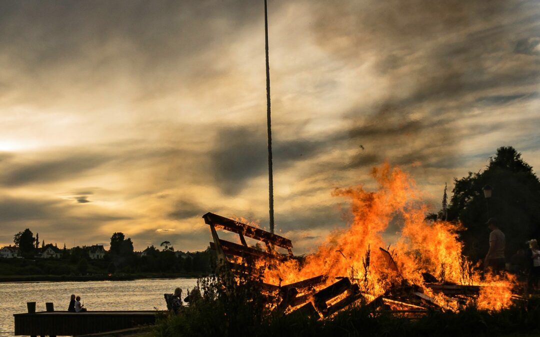 Bålbrenning på Sankhansaften