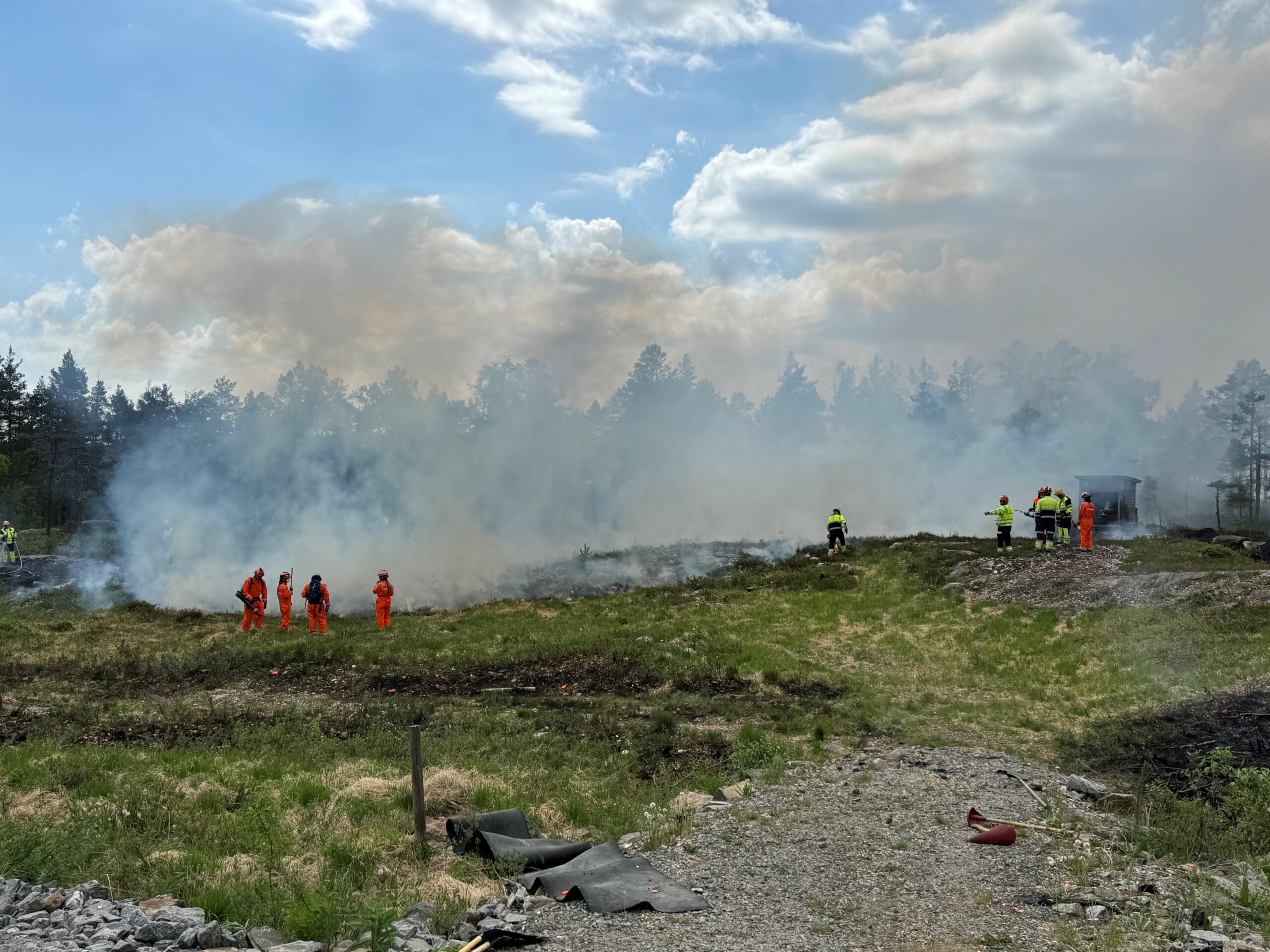 Skogbrannøvelse
